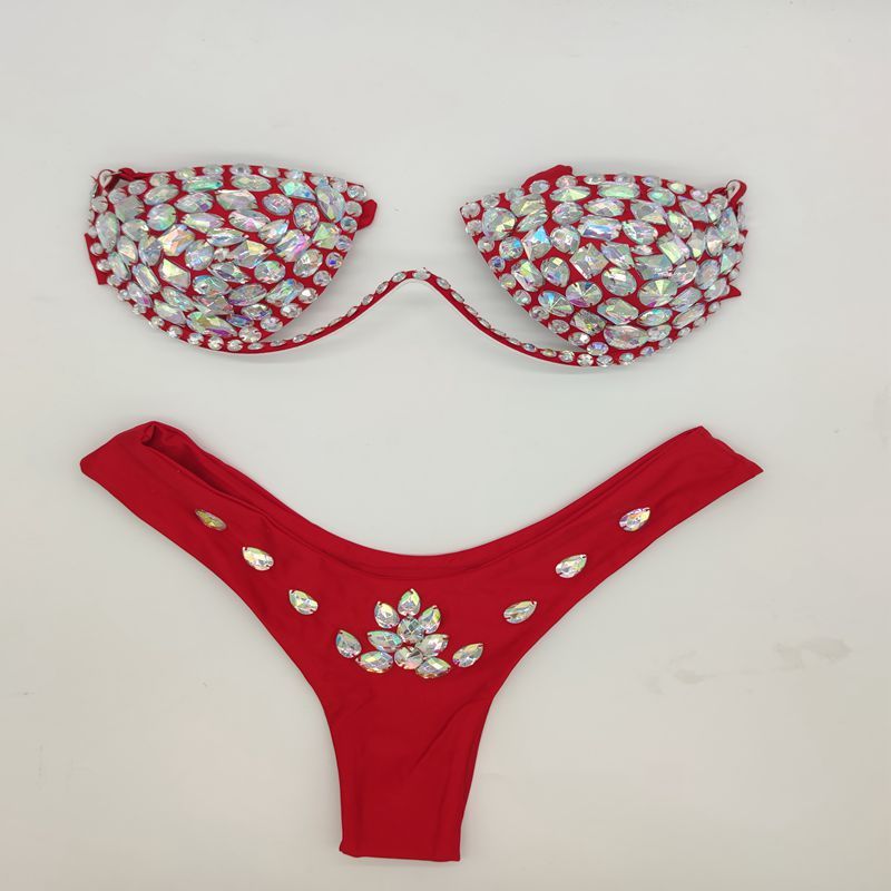 Fancy Diamond Bikini Sew Diamonds