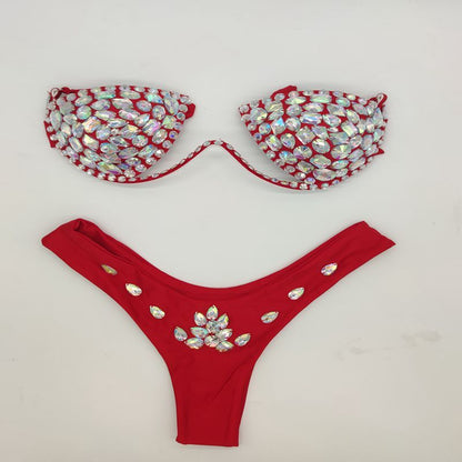 Fancy Diamond Bikini Sew Diamonds