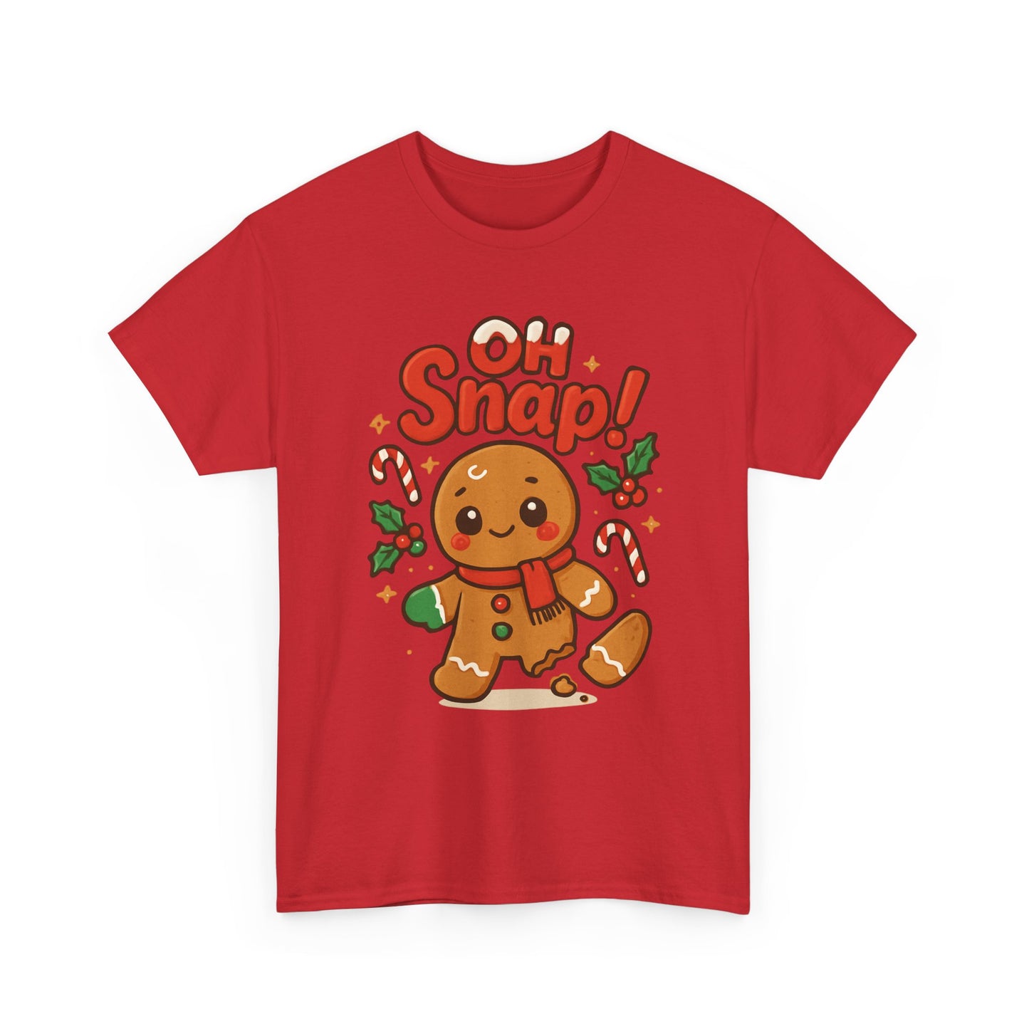 Gingerbread 'Oh Snap!' Holiday T-Shirt