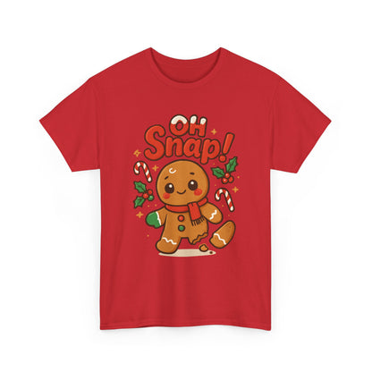 Gingerbread 'Oh Snap!' Holiday T-Shirt