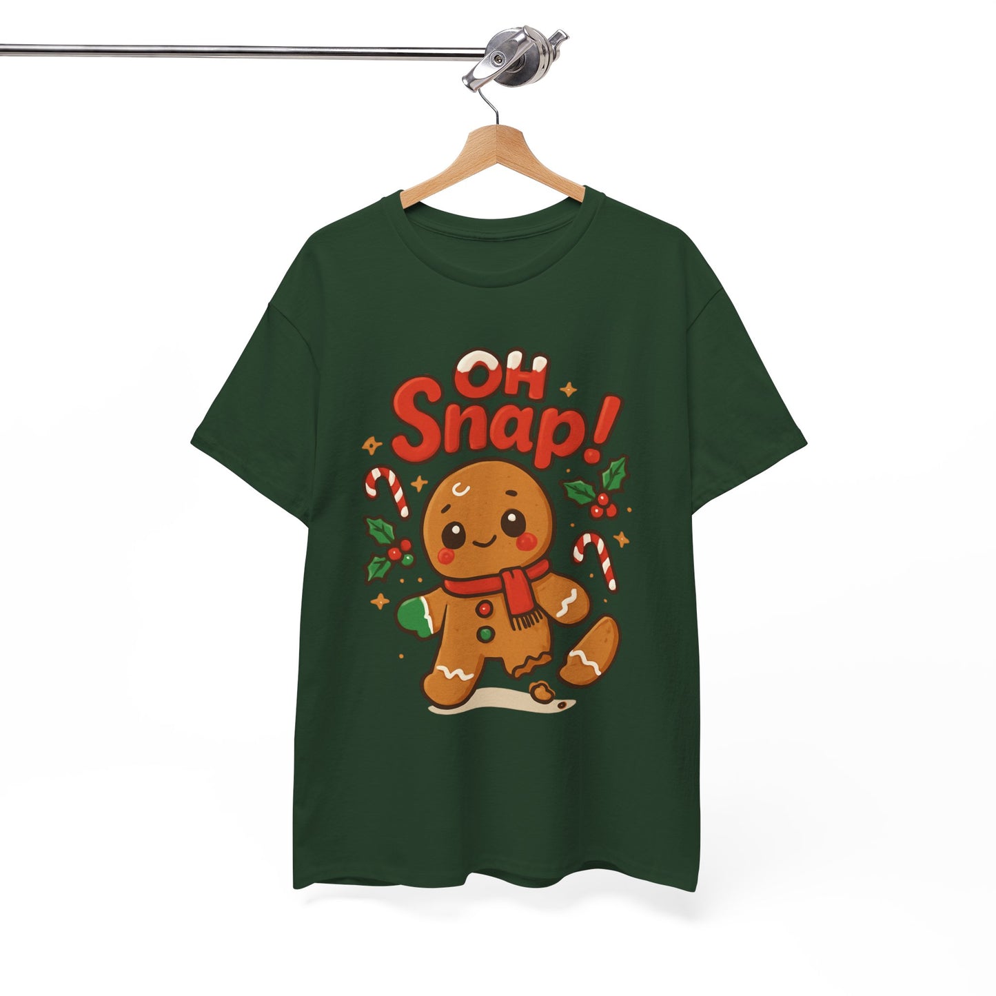 Gingerbread 'Oh Snap!' Holiday T-Shirt