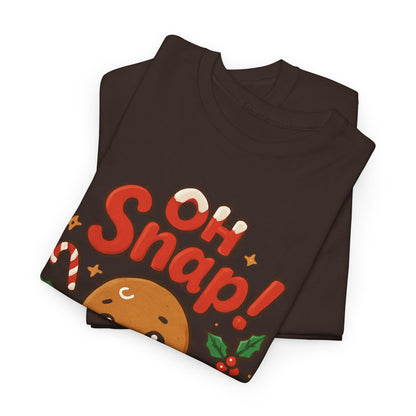 Gingerbread 'Oh Snap!' Holiday T-Shirt
