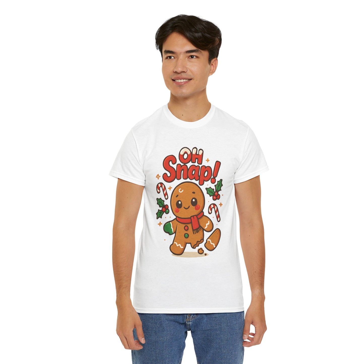 Gingerbread 'Oh Snap!' Holiday T-Shirt