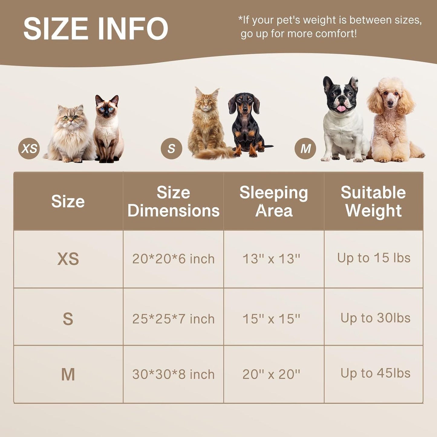 MEWOOFUN Donut Cat Bed - Washable Round Pet Bed For Indoor Cats & Kittens, Fluffy Non-Slip Calming Bed For Puppies, Grey