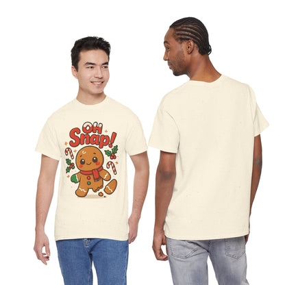 Gingerbread 'Oh Snap!' Holiday T-Shirt