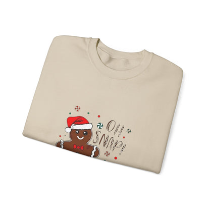 Gingerbread 'Oh Snap!' Sweatshirt – Funny Holiday Christmas Crewneck