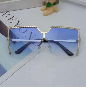 Frameless conjoined marine windproof sunglasses