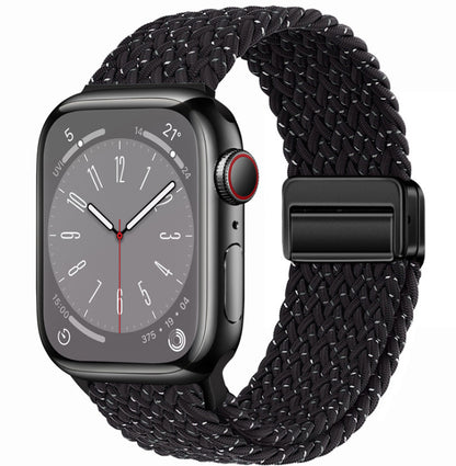 Magnetic Buckle Woven Loop Integrated Strap