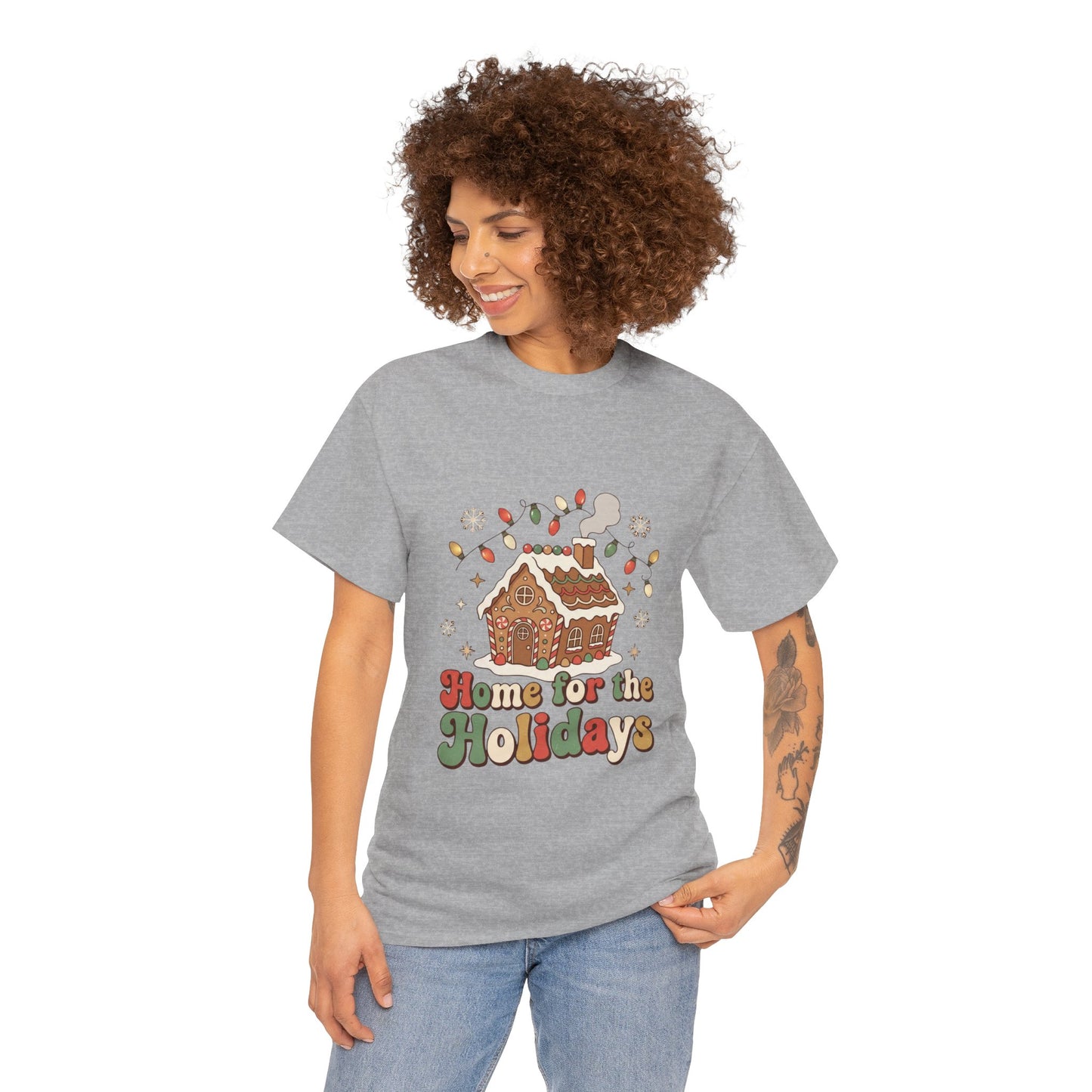 Holiday Gingerbread 'Home for the Holidays' Tee