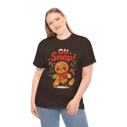 Gingerbread 'Oh Snap!' Holiday T-Shirt