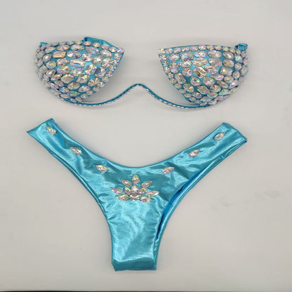 Fancy Diamond Bikini Sew Diamonds