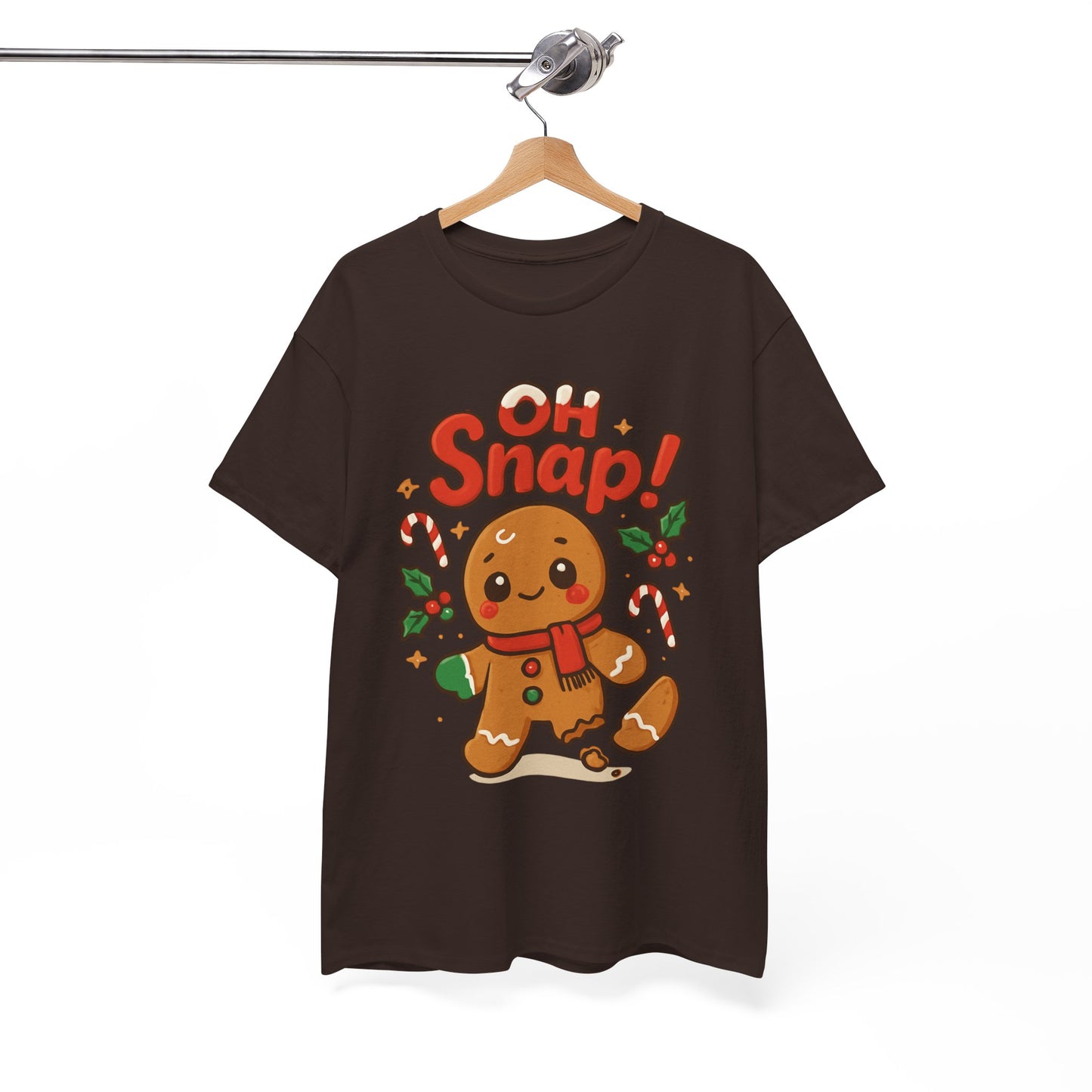 Gingerbread 'Oh Snap!' Holiday T-Shirt