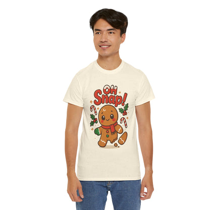 Gingerbread 'Oh Snap!' Holiday T-Shirt