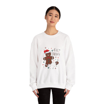 Gingerbread 'Oh Snap!' Sweatshirt – Funny Holiday Christmas Crewneck