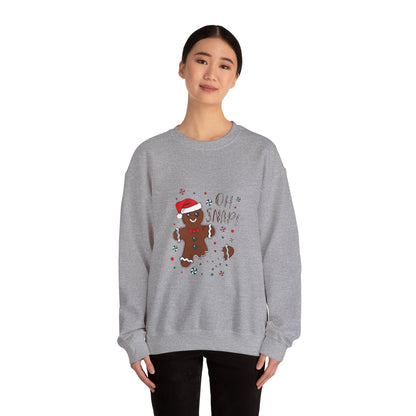 Gingerbread 'Oh Snap!' Sweatshirt – Funny Holiday Christmas Crewneck