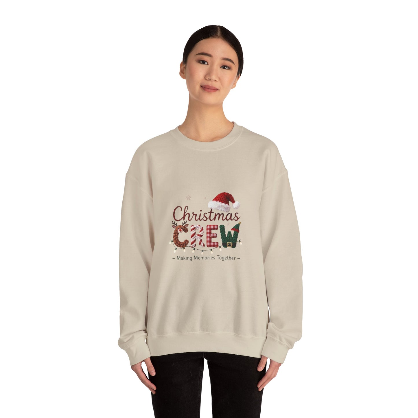 Christmas Crew Sweatshirt – 'Making Memories Together' Holiday Pullover