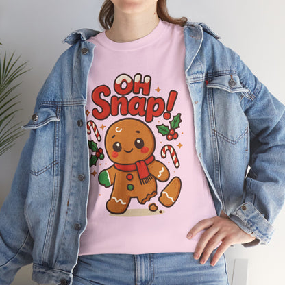 Gingerbread 'Oh Snap!' Holiday T-Shirt