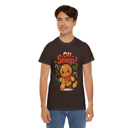 Gingerbread 'Oh Snap!' Holiday T-Shirt
