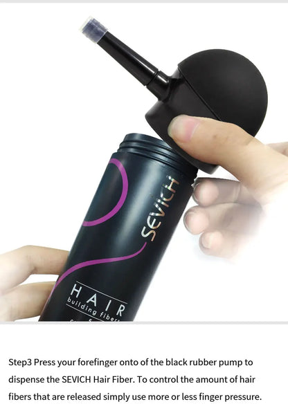 Sevich Hair Building Fiber Applicator Apply to Brand Fiber Bottle Series Easy to Use Hair Sprays Nozzle Pump Hair Loss Product