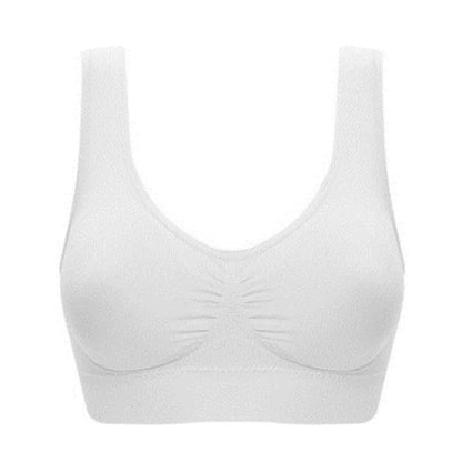 Sexy women push up  BREAST   bra big size backless  bras plus size wireless brassiere breathable seamless bra 1pcs wfws01