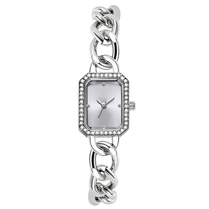 Luxury Classic Style Rectangular Women's Quartz Watch