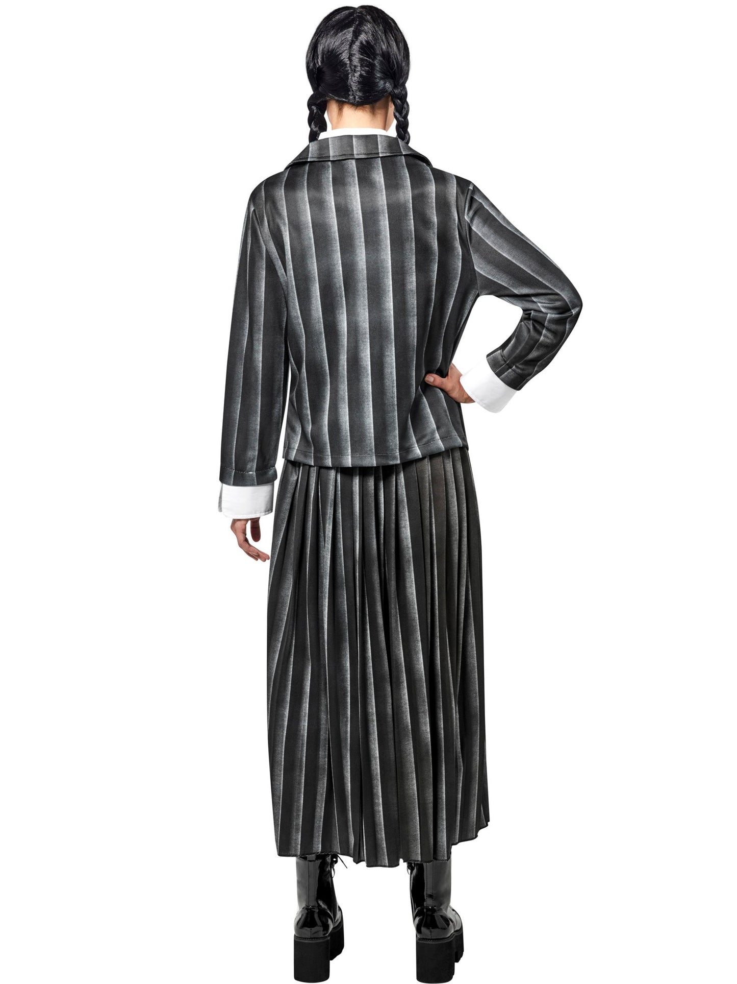Women's Wednesday Addams Nevermore Academy Black School Uniform Costume