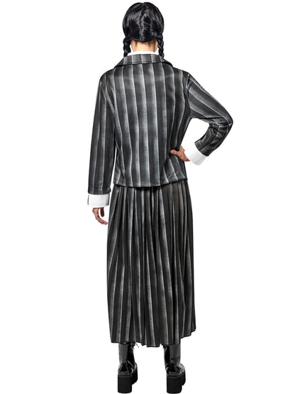 Women's Wednesday Addams Nevermore Academy Black School Uniform Costume