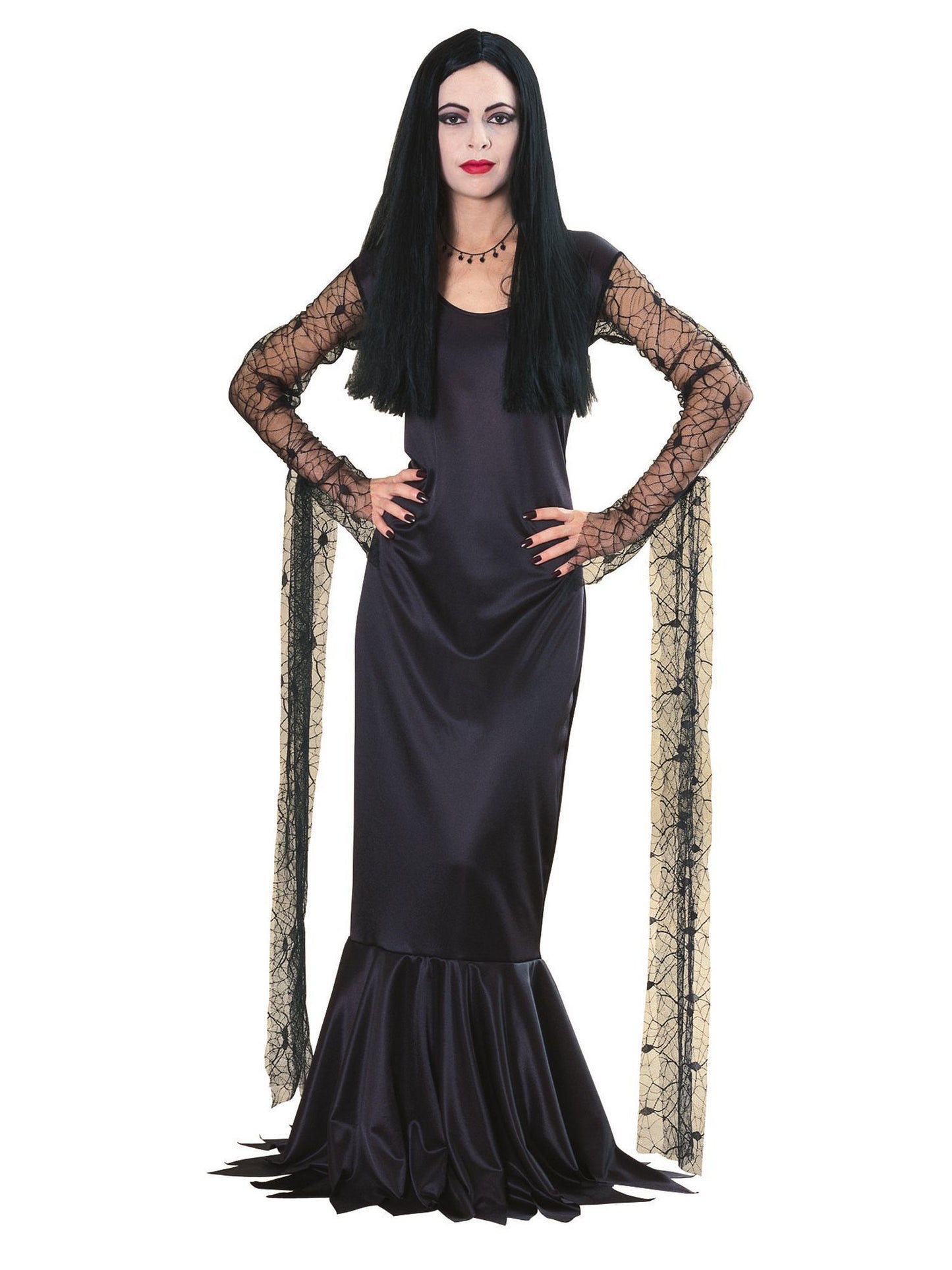 Women's The Addams Family Classic Morticia Addams Costume