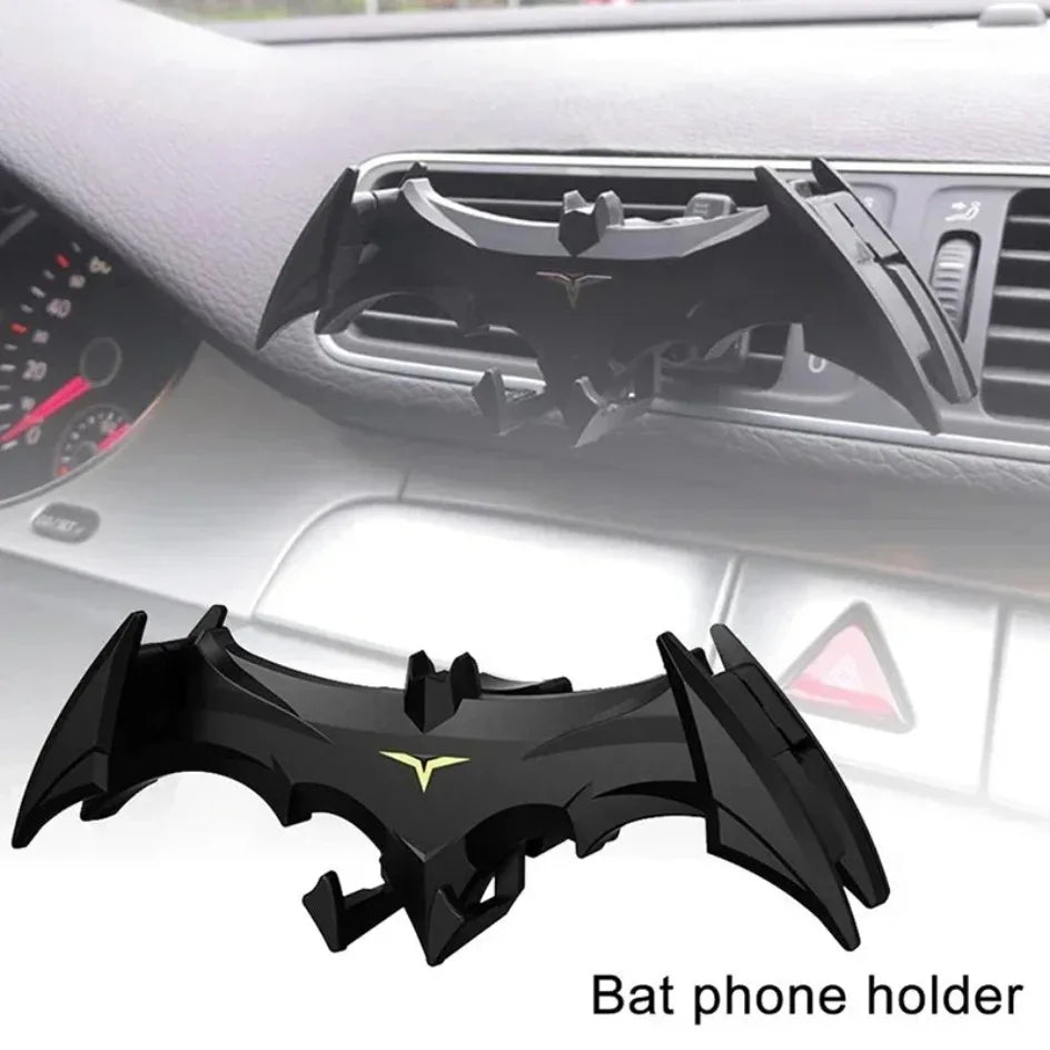 Bat Car Mobile Phone Holder Car Air Outlet Mobile Phone Holder Navigation Support for 4-6.5 Inch Devices Creative Car Interior