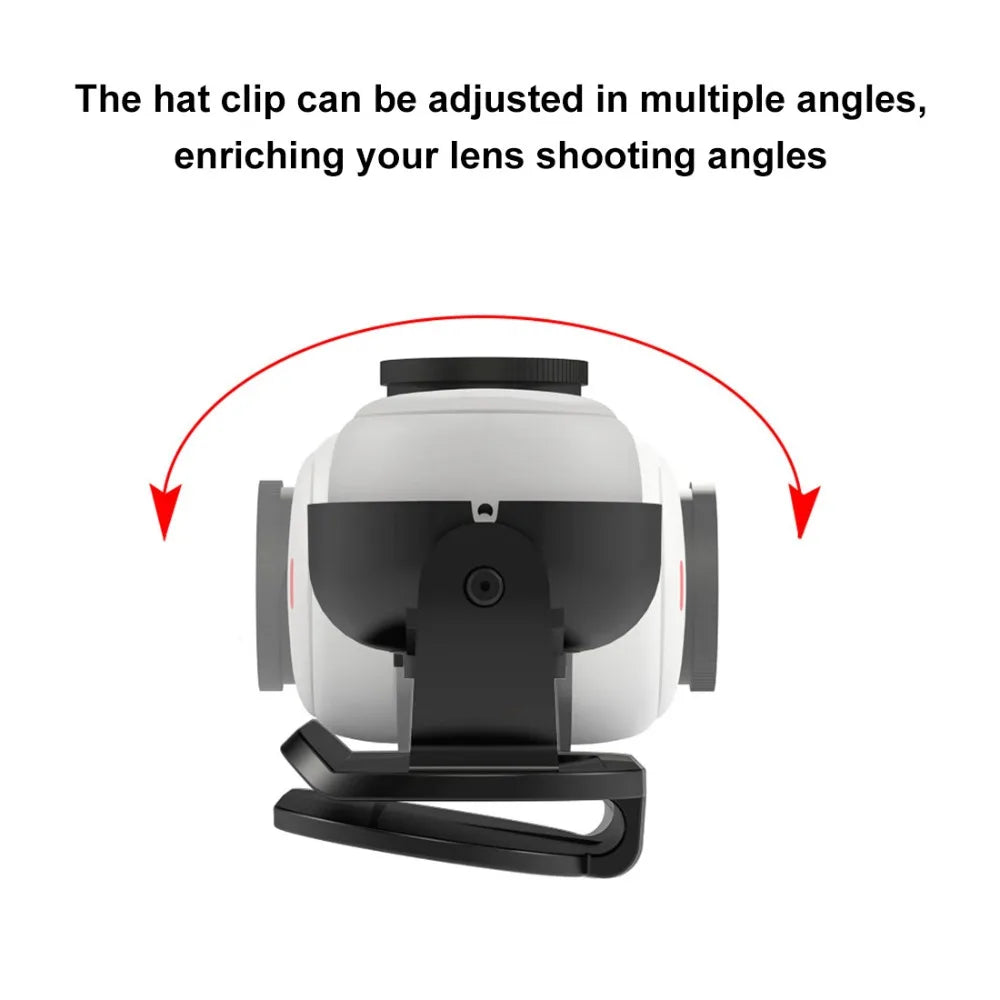 For Insta360 GO3 / GO2 Easy Clip Hat Clip Quick Release Clamp Magnetic Frame Fixed Mount Bracket Thumb Camera Accessories