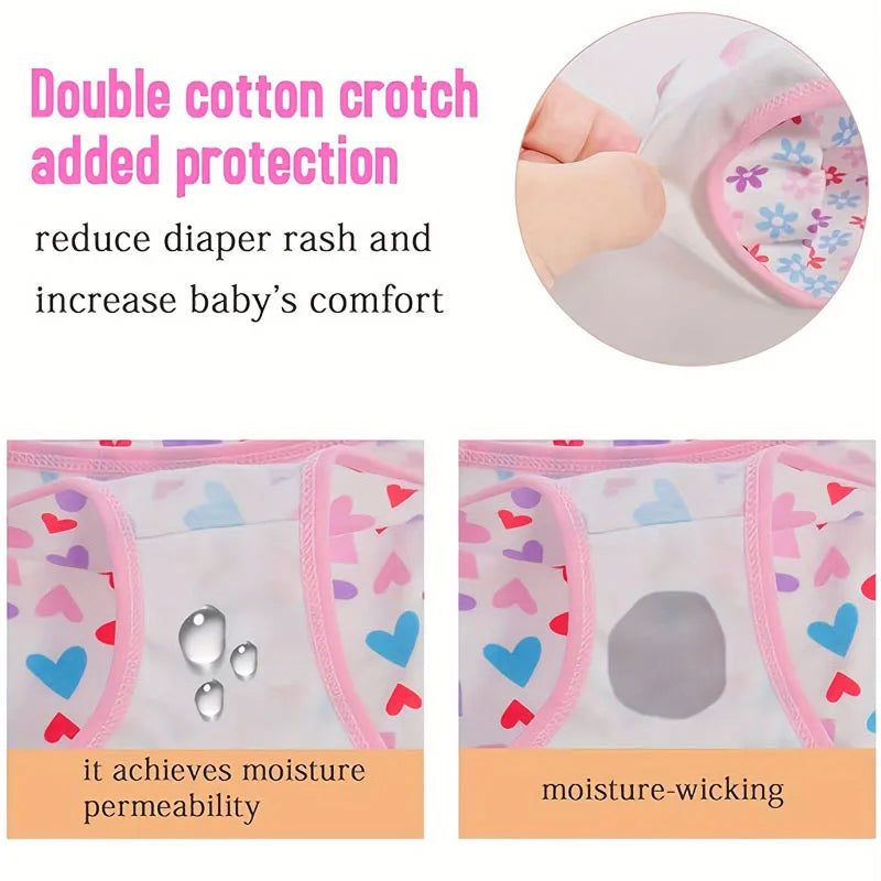 Multi-Pack 3/6/12Pieces Floral Baby Girls Briefs Cotton Toddlers Girls Panties Kids Underwear Soft Children Underpants For 2-11T