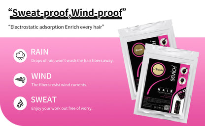 Sevich Hair Fiber For Thinning Hair & Bald Spot Instant Hair Growth Fiber Fill In Fine Or Thinning Hair Instantly Thicker Powder