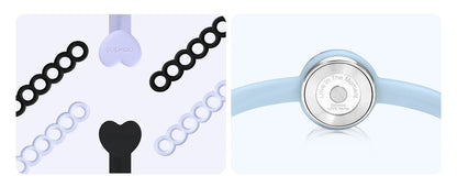 Totwoo Long Distance Touch Bracelets for Couples-Candy Series, Vibration & Light up for Love Couples Bracelets Relationship Gift