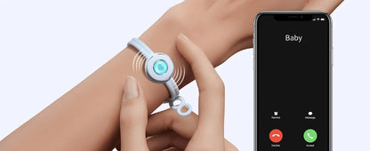 Totwoo Long Distance Touch Bracelets for Couples-Candy Series, Vibration & Light up for Love Couples Bracelets Relationship Gift