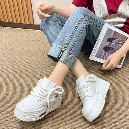 Women's Casual Sneakers Ladies Autumn New Breathable Vulcanized Sport Shoes Fashion Design Board Lightweight Women Canvas Shoes