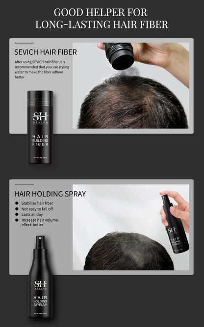 Sevich Hair Hold Spray For Men Hair Building Fiber Applicator Hair Fixing Spray Hair Hold Spray Water Salon Hair Styling Product