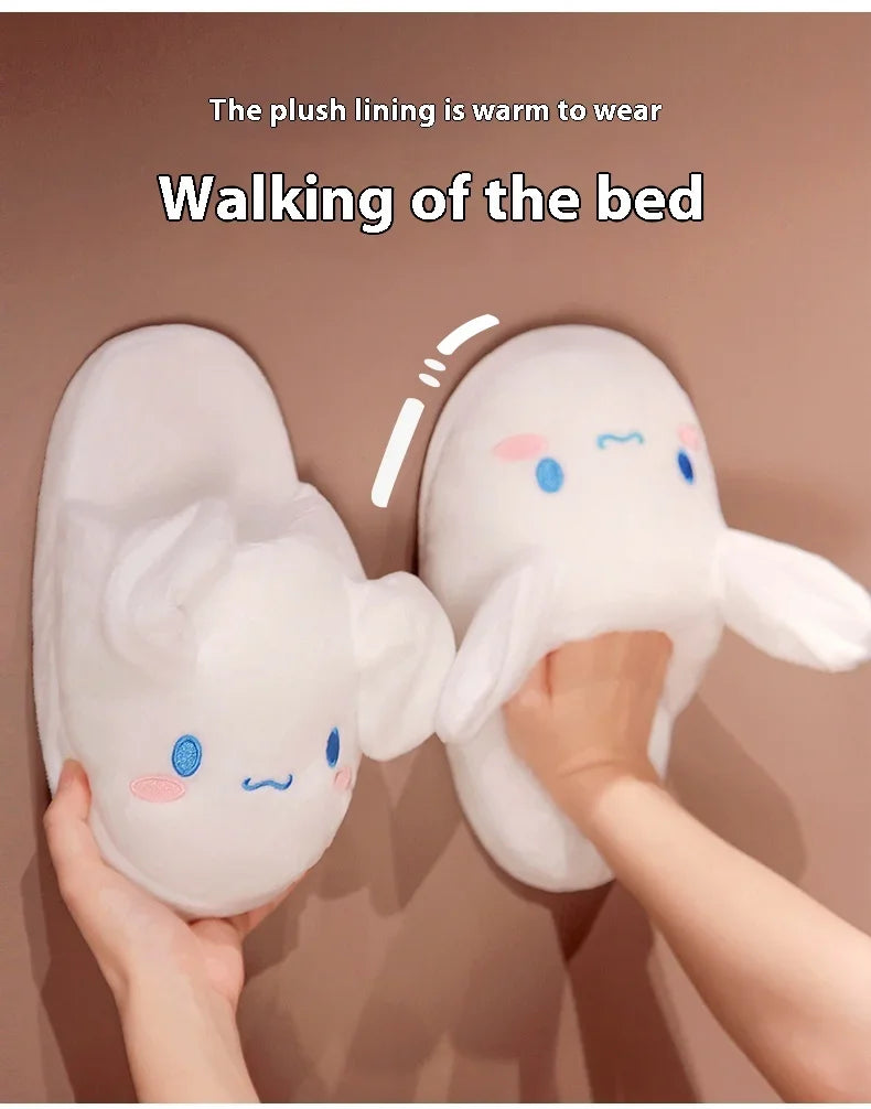 Sanrio Anime Cinnamoroll Movable Ears  Slippers