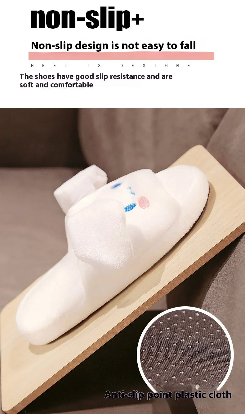 Sanrio Anime Cinnamoroll Movable Ears  Slippers