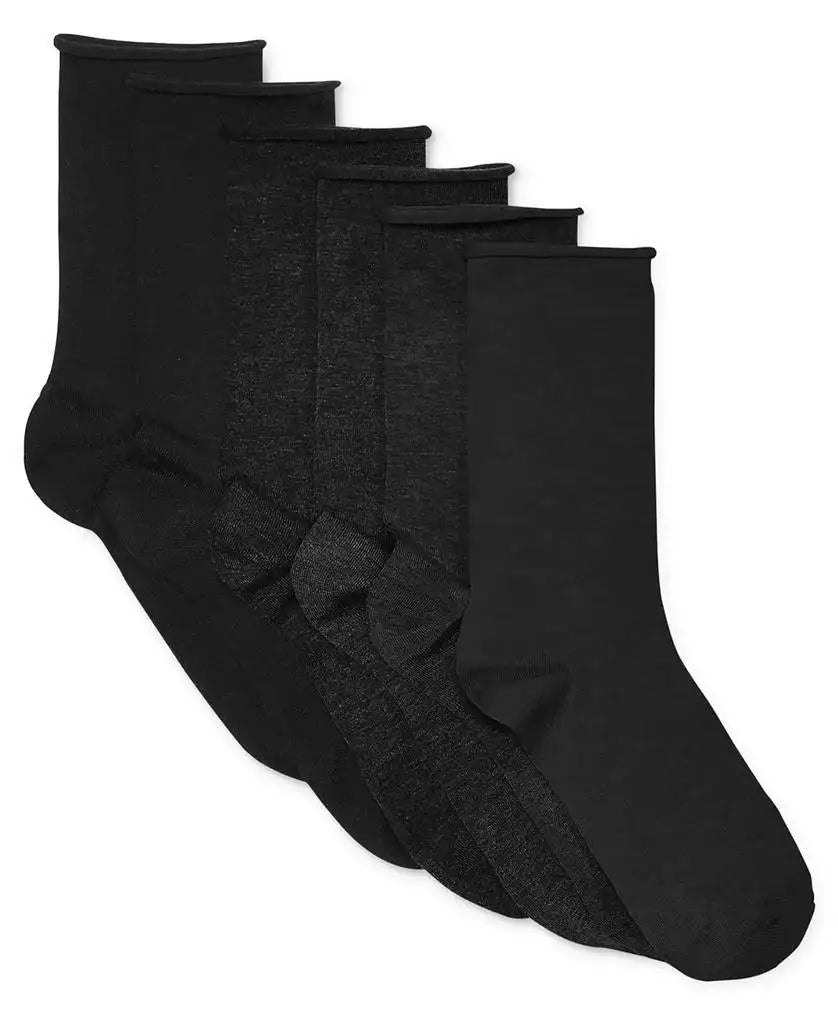 Lauren Ralph Lauren | Women's 6 Pack Roll-Top Trouser Socks
