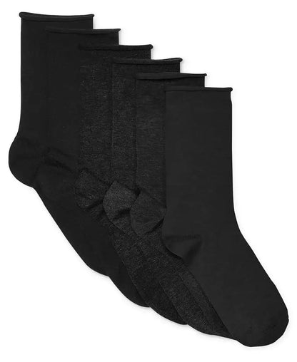 Lauren Ralph Lauren | Women's 6 Pack Roll-Top Trouser Socks