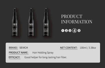 Sevich Hair Hold Spray For Men Hair Building Fiber Applicator Hair Fixing Spray Hair Hold Spray Water Salon Hair Styling Product