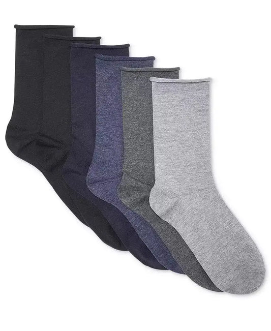 Lauren Ralph Lauren | Women's 6 Pack Roll-Top Trouser Socks