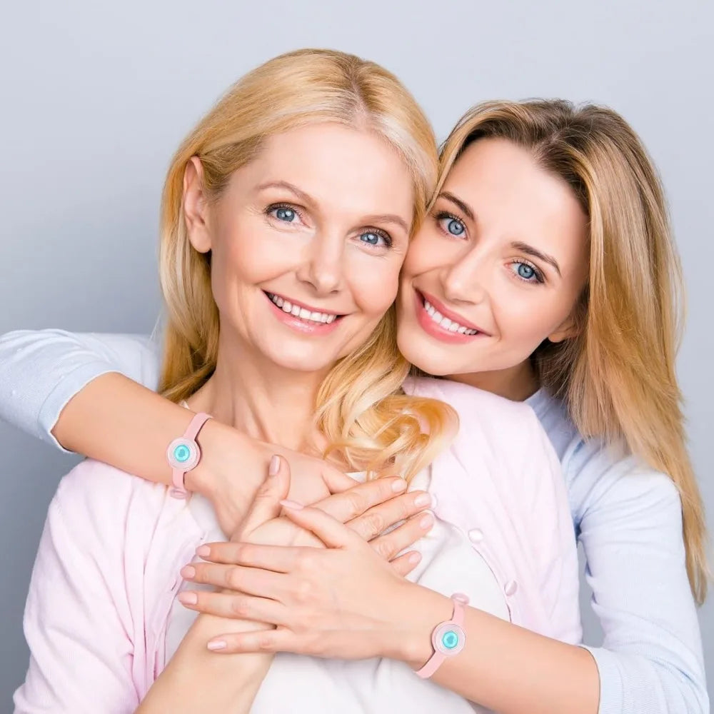 Totwoo Long Distance Touch Bracelets for Couples-Candy Series, Vibration & Light up for Love Couples Bracelets Relationship Gift