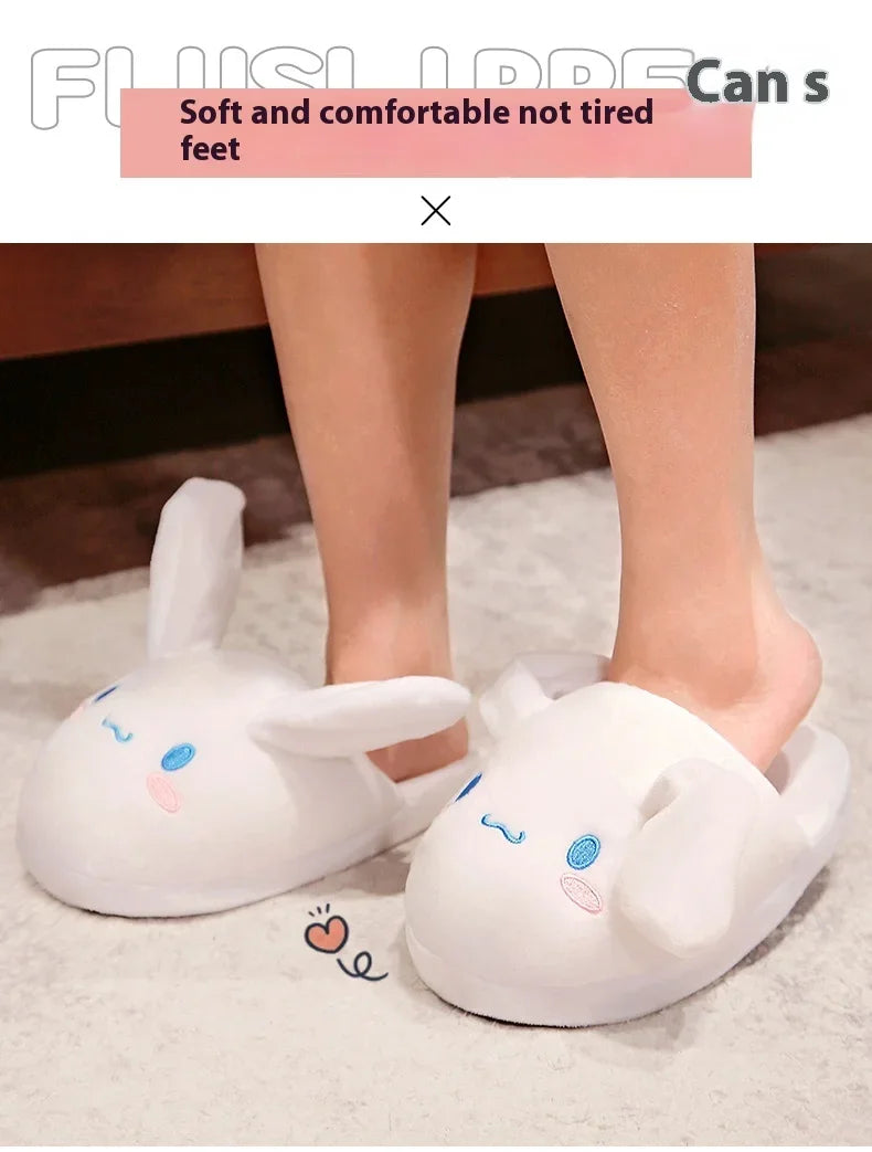 Sanrio Anime Cinnamoroll Movable Ears  Slippers