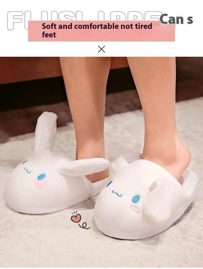 Sanrio Anime Cinnamoroll Movable Ears  Slippers