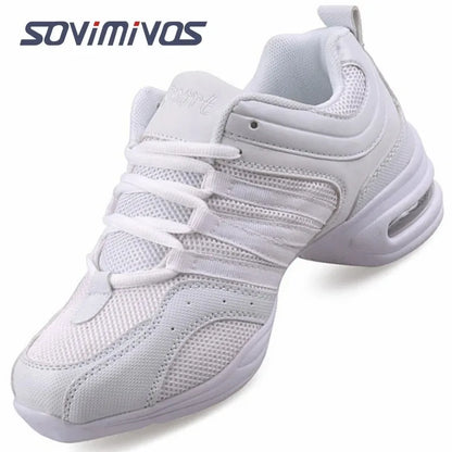 Hot Sale 2022 EU35-41 Sports Feature Soft Outsole Breath Dance Shoes Sneakers For Woman Practice Shoes Modern Dance Jazz Shoes