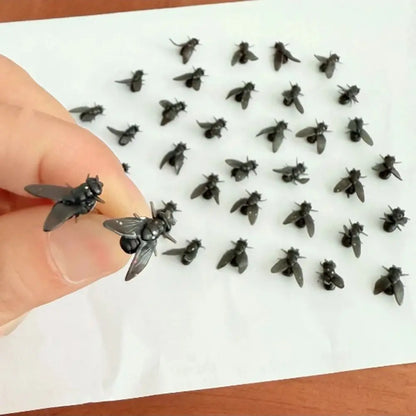 Cute Creative Flies Studs Earrings Prank Funny Mosquito Ear Stud Realistic Personality Mini Fly Earrings Girls