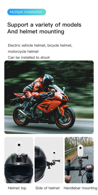 Exquisite WIFI 1080P/4k Magnetically Mounted H.265 Action Camera with Removable Cover 30m Waterproof Thumb  Camera