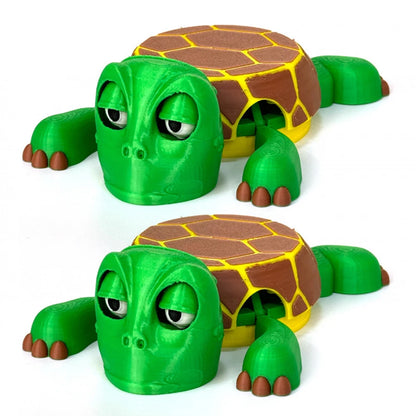 3D Printed Turtle Coaster Coffee Mug Mat with Funny Expression Plastic Drink Pad Decorative Cup Insulation Pad for Home Ornament