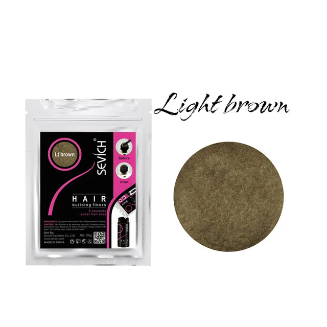 Sevich Hair Fiber For Thinning Hair & Bald Spot Instant Hair Growth Fiber Fill In Fine Or Thinning Hair Instantly Thicker Powder